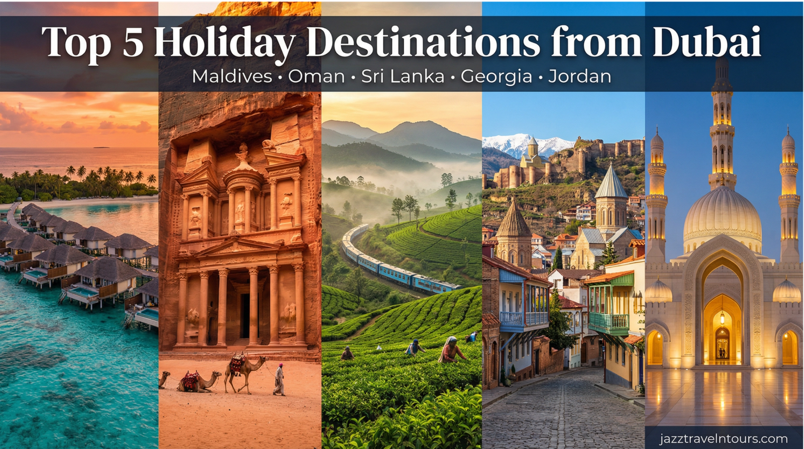 holiday destinations from Dubai